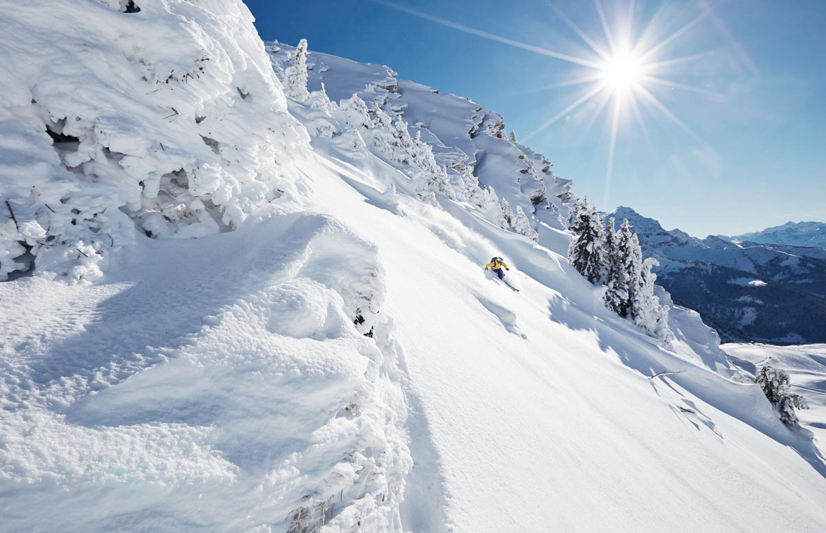 Descente hors piste