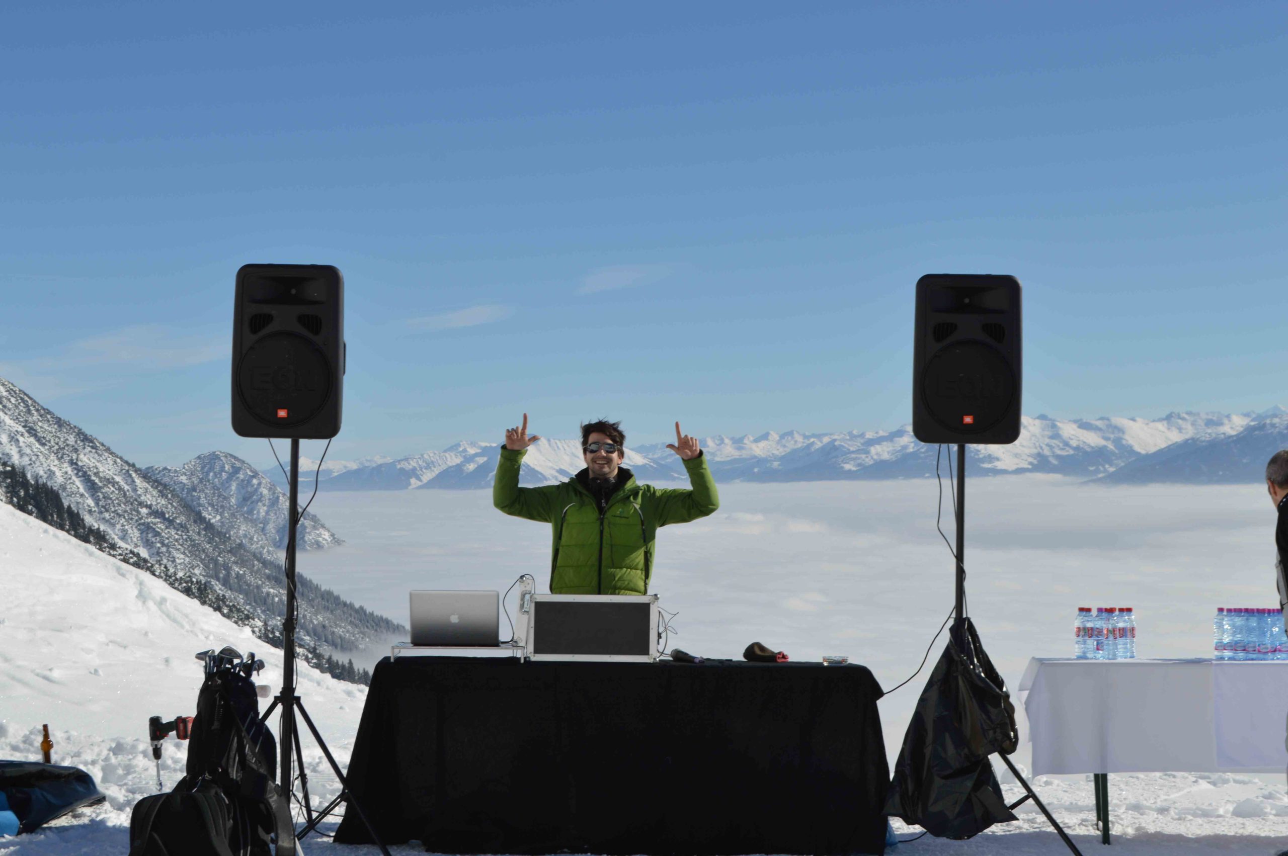 Dj en haute montagne