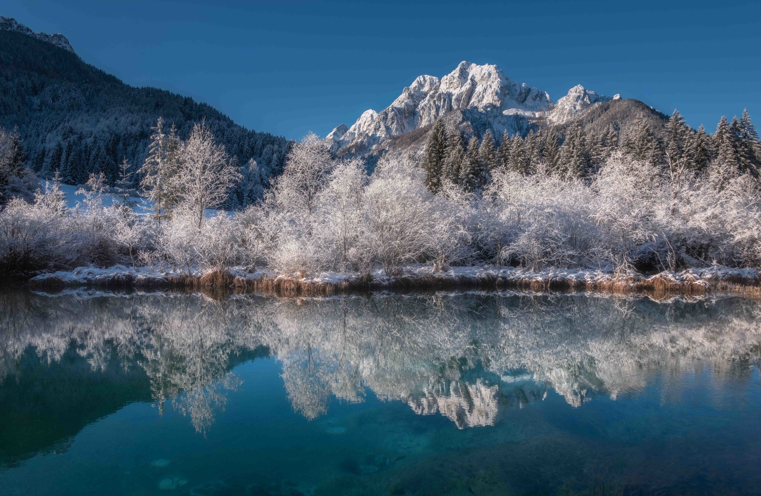 Lac de la station de Kranska