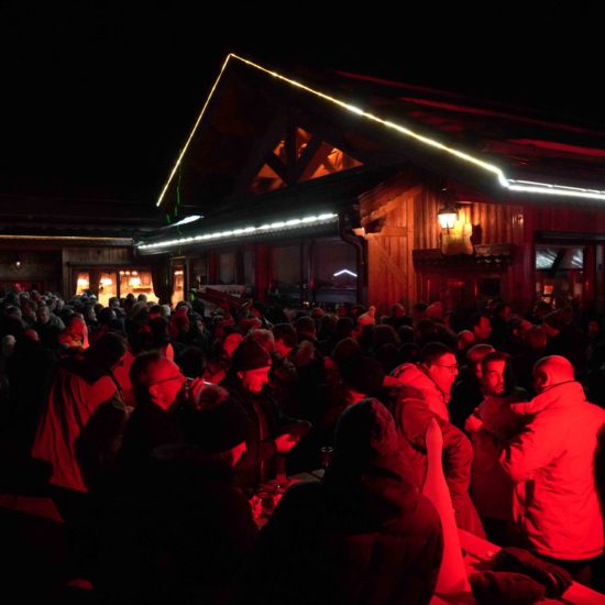 Soirée en montagne